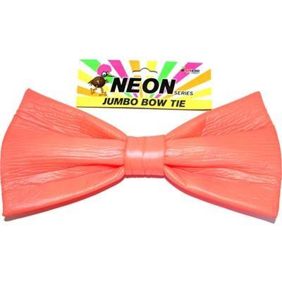 Orange Neon Jumbo Bow Tie