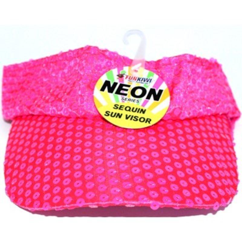 Adult Neon Pink Visor - The Base Warehouse