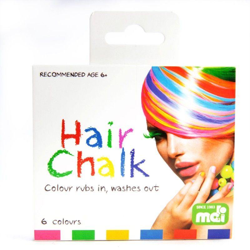 Vibrant 6 Colour Hair Chalk - The Base Warehouse