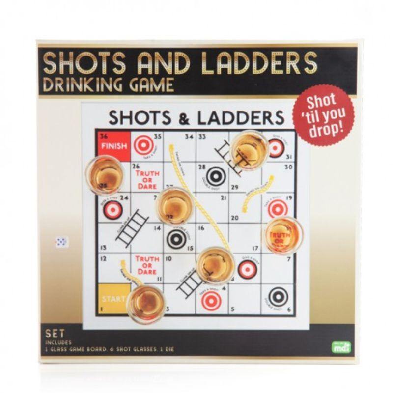 Shooters and Ladders Drinking Game - 33cm x 8cm x 33cm - The Base Warehouse