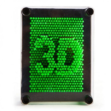 Neon Green Pin Art - 13cm - The Base Warehouse