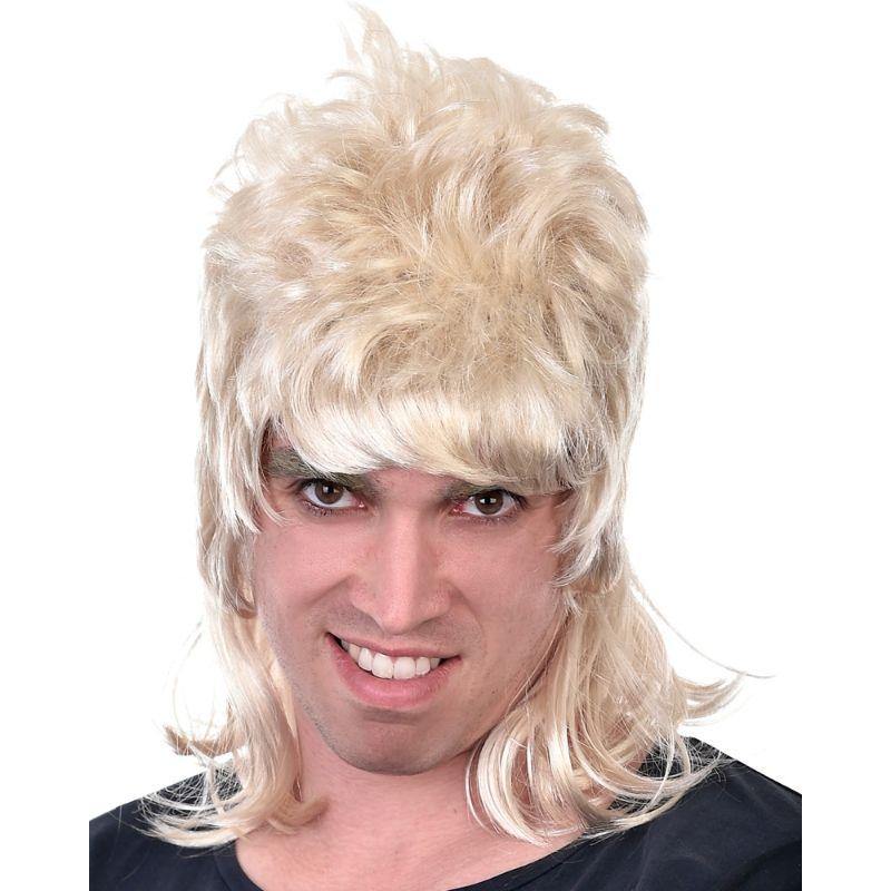 Blonde Dazza Mullet Wig - The Base Warehouse