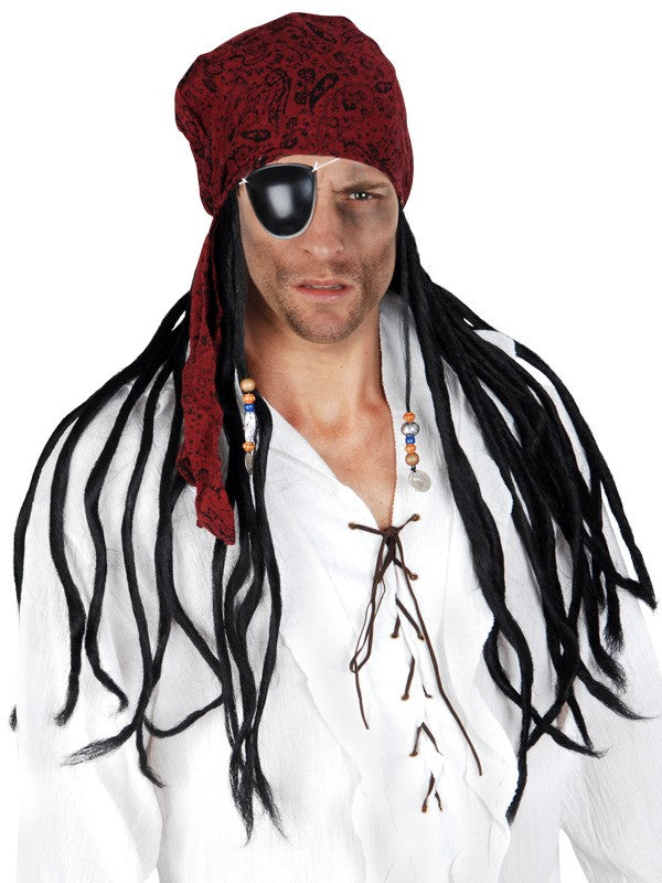 Neptune Pirate with Bandana Wig