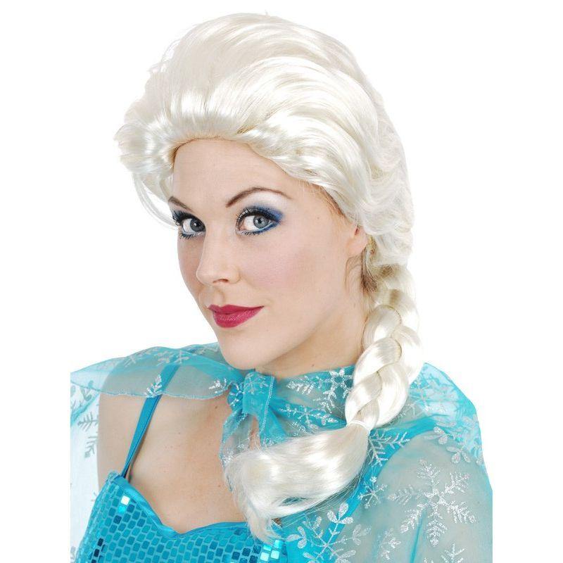 Womens White Elsa Wig - The Base Warehouse