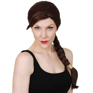 Brown Miss Croft Plaited Wig - The Base Warehouse