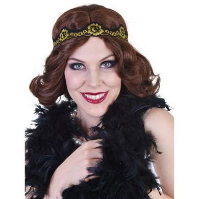 Womens Brown Clementine 1920s Wig - The Base Warehouse