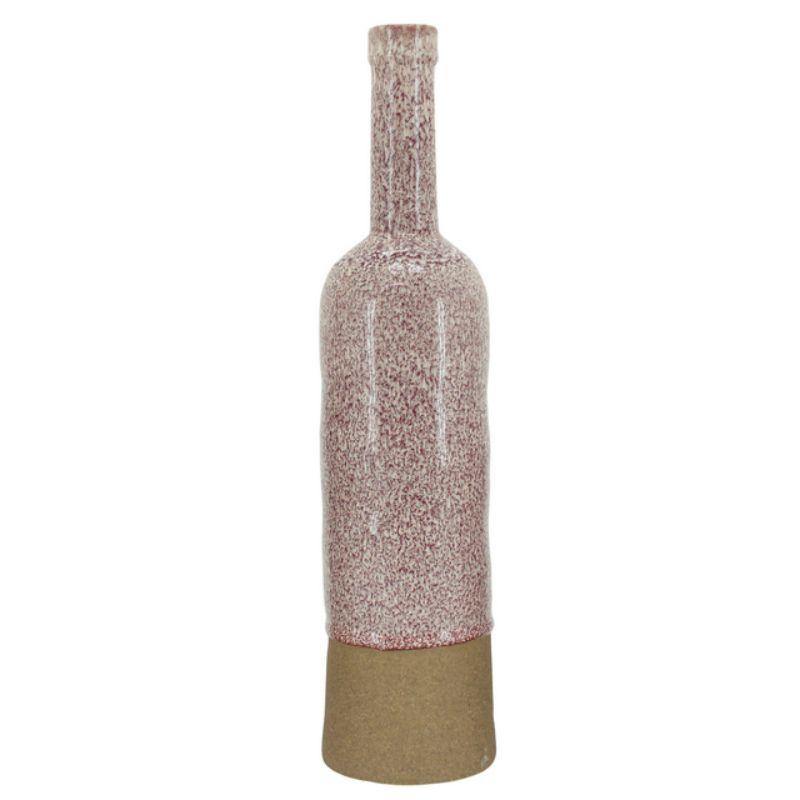 Pink Ocean Tall Vase - 9cm x 9cm x 38cm - The Base Warehouse