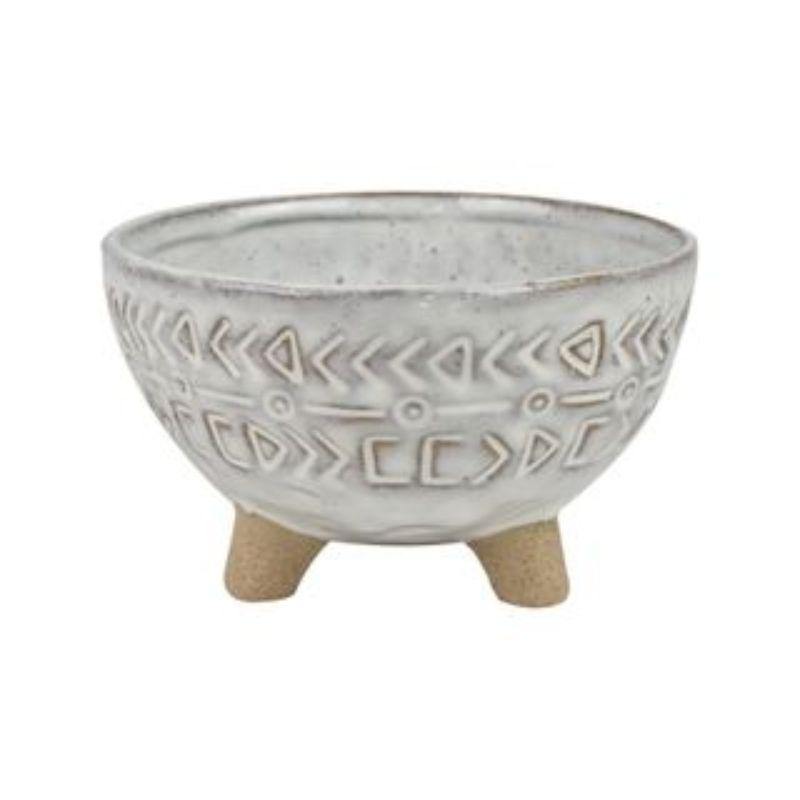 Natural Dami Ceramic Bowl - 11.5cm x 7cm - The Base Warehouse