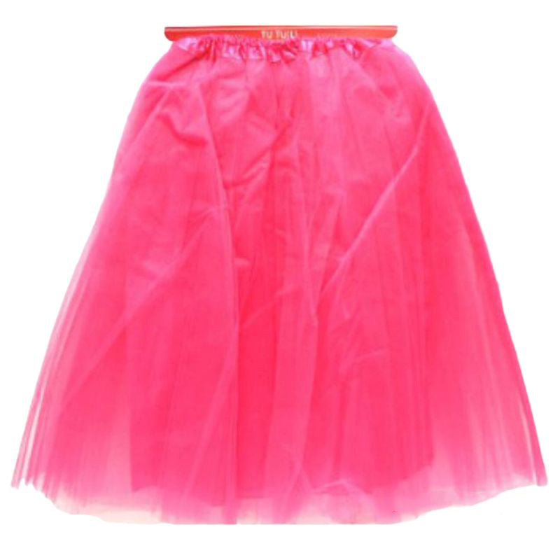 Hot Pink Tulle Ballerina Tutu - L