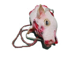 Load image into Gallery viewer, Chopped Off Pigs Head on Jute String - 13cm
