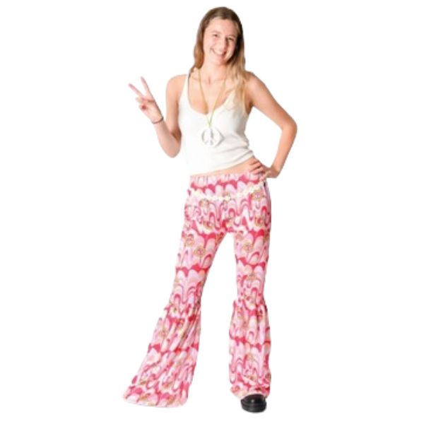 Pink Bell Bottom Trousers