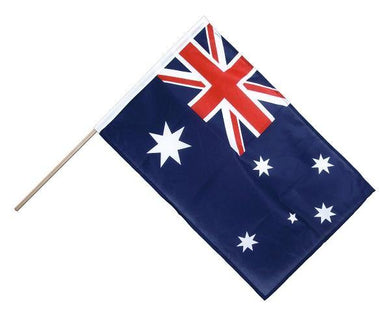 Australia Flag on Wooden Pole - The Base Warehouse