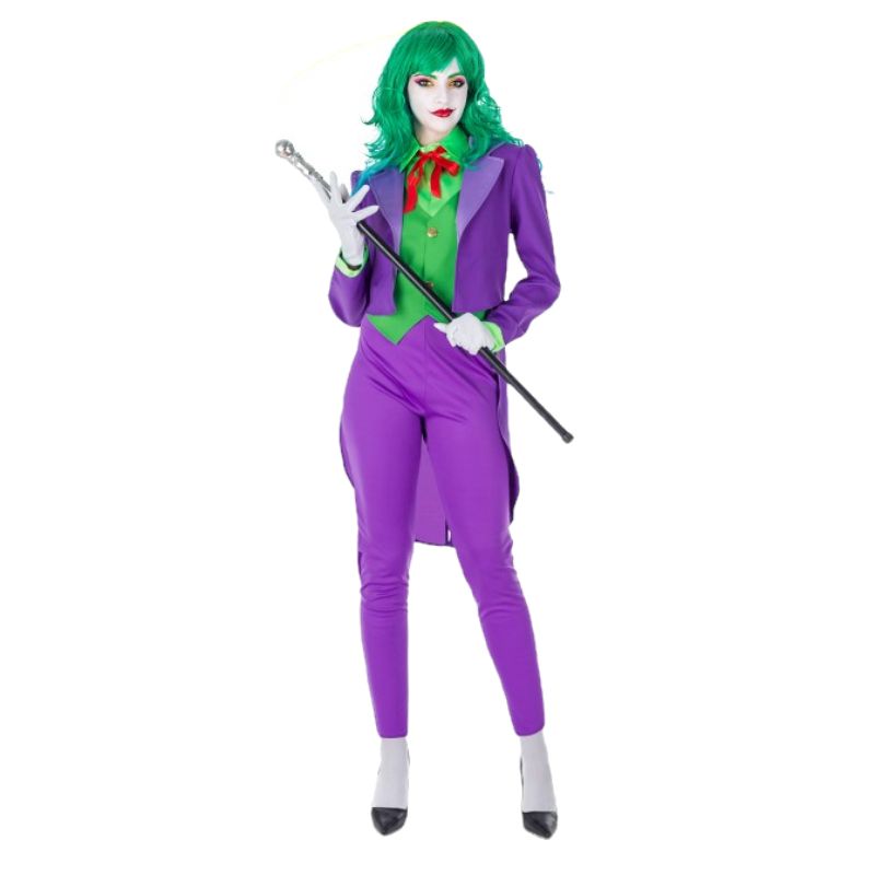 Womens Purple Poker Villainess Costume