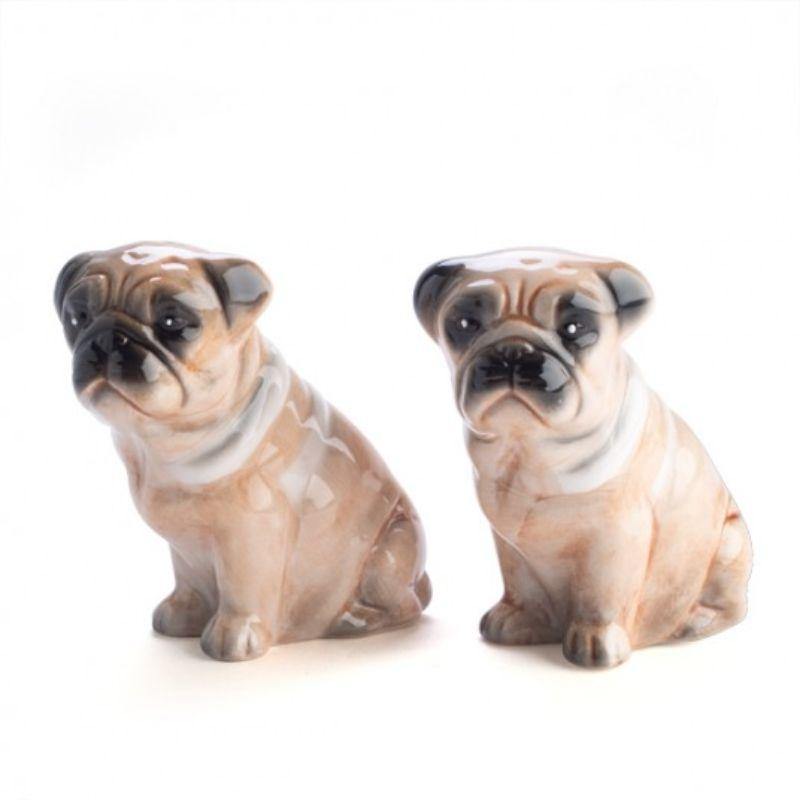 Pug Salt and Pepper Set - 8cm - The Base Warehouse