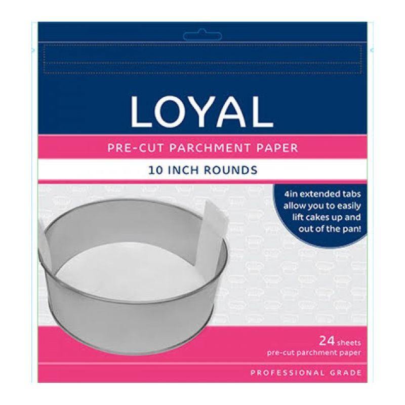 6 Pack Pre-Cut Round Paper with Tabs - 25cm - The Base Warehouse