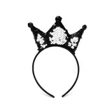 Load image into Gallery viewer, Rainbow Sequin Crown Headband - The Base Warehouse
