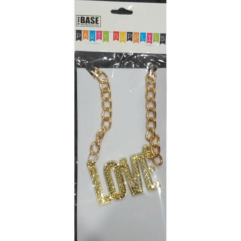 Gold Love Necklace - The Base Warehouse