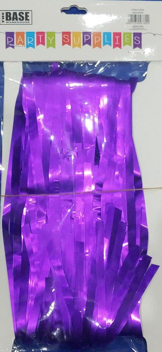 Purple Foil Door Curtain - 2m - The Base Warehouse