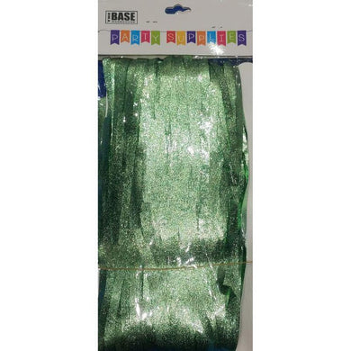 Demascus Green Foil Door Curtain - 2m - The Base Warehouse