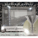 Load image into Gallery viewer, 8 Pack Acrylic Martini Glass - 177ml - The Base Warehouse
