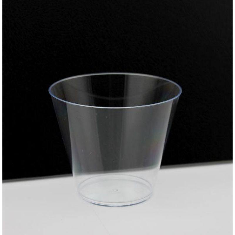 10 Pack Clear Whiskey Cups - 255ml - The Base Warehouse