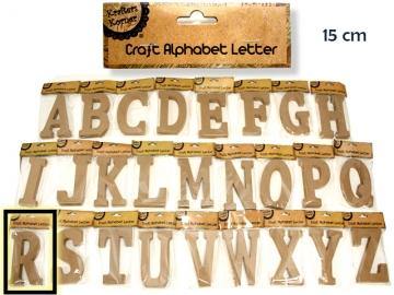Natural Craft Letter R - 15cm - The Base Warehouse
