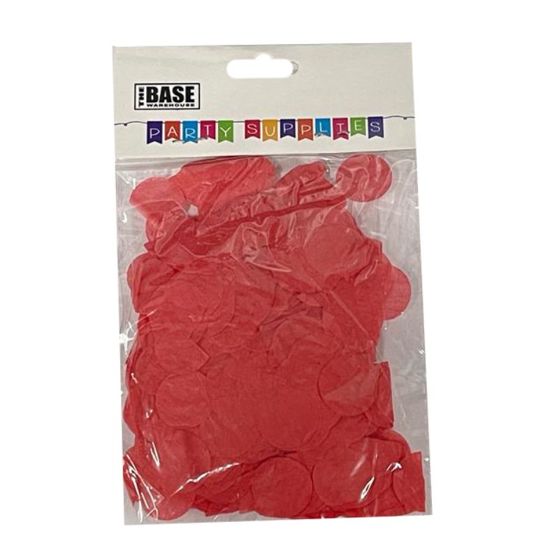 Red 2cm Paper Confetti - 20g