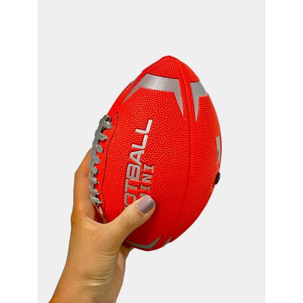Red PU Rugby Ball - 22cm