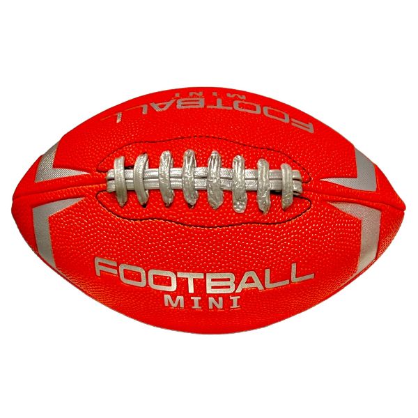 Red PU Rugby Ball - 22cm