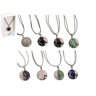 8 Assorted Design Reiki Healing Stone Necklace - The Base Warehouse