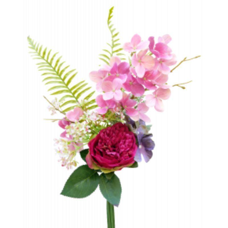 Red Peony & Hydrangea Bundle - 48cm - The Base Warehouse