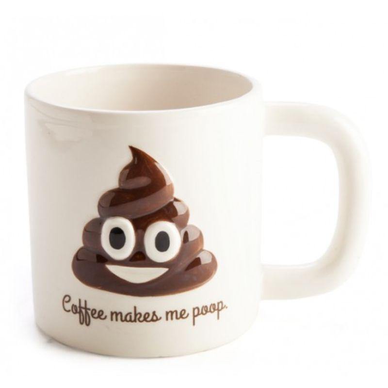 Coffee Makes Me Poop Mug - 15cm - The Base Warehouse