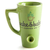 Load image into Gallery viewer, Wake &amp; Bake Green Coffee Mug - The Base Warehouse
