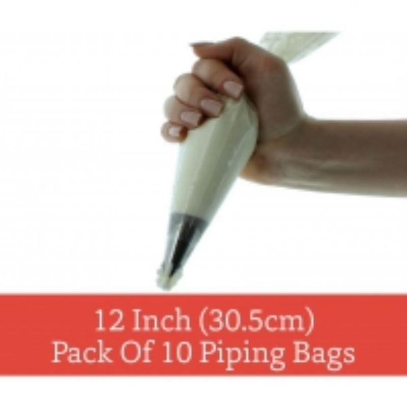 Sugar Crafty 10 Pack Disposable Piping Icing Bags - 30.5cm - The Base Warehouse