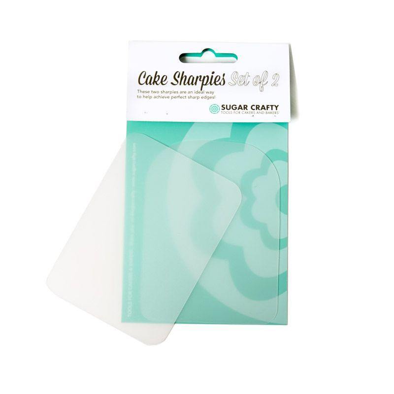 Sugar Crafty 2 Pack Cake Sharpies Flexible Smoothers - 78mm x 105mm