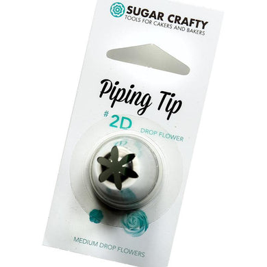 Sugar Crafty Drop Flower Icing Tip - 2D - The Base Warehouse