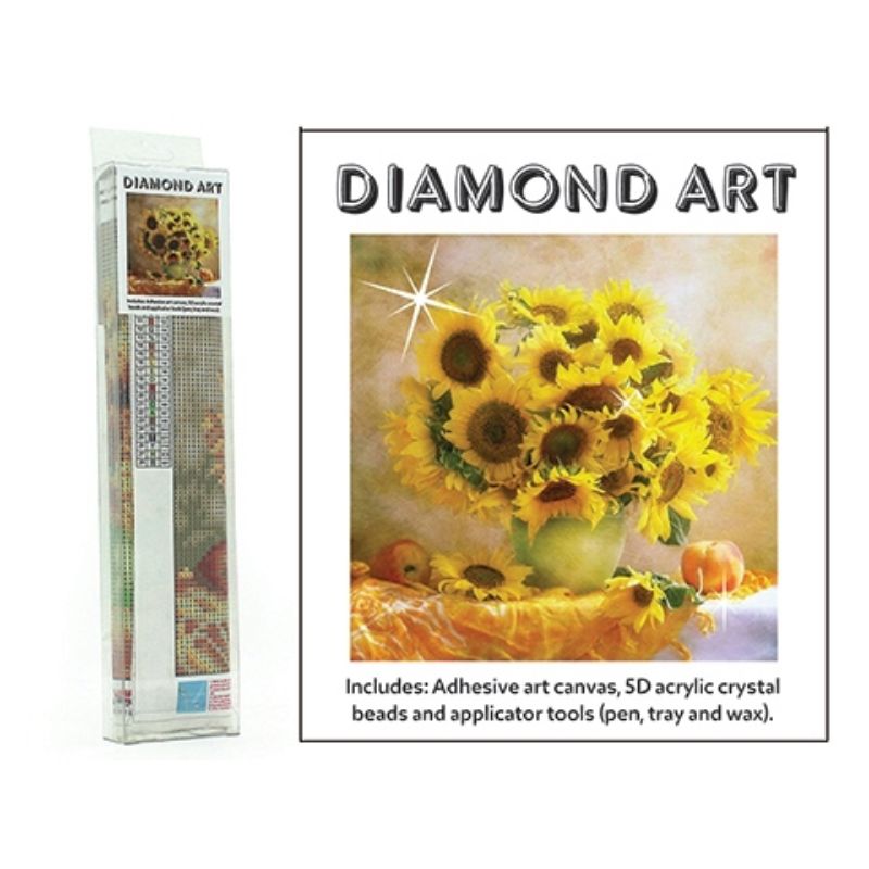 Diamond Art Kit 5D - Sunflower in Pot - 30cm x 30cm