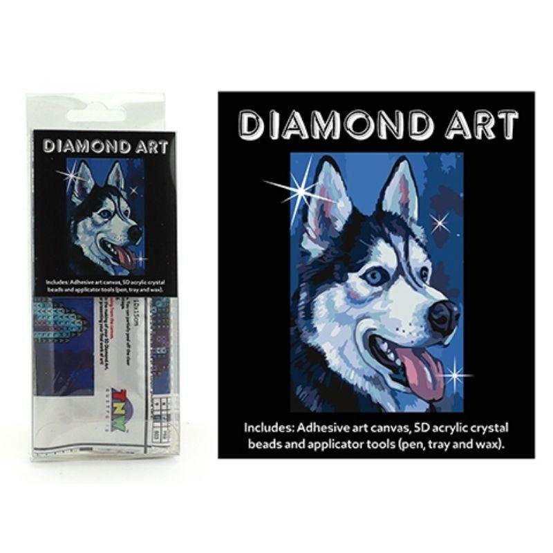 Diamond Art Kit 5D - Husky - 15cm x 20cm - The Base Warehouse