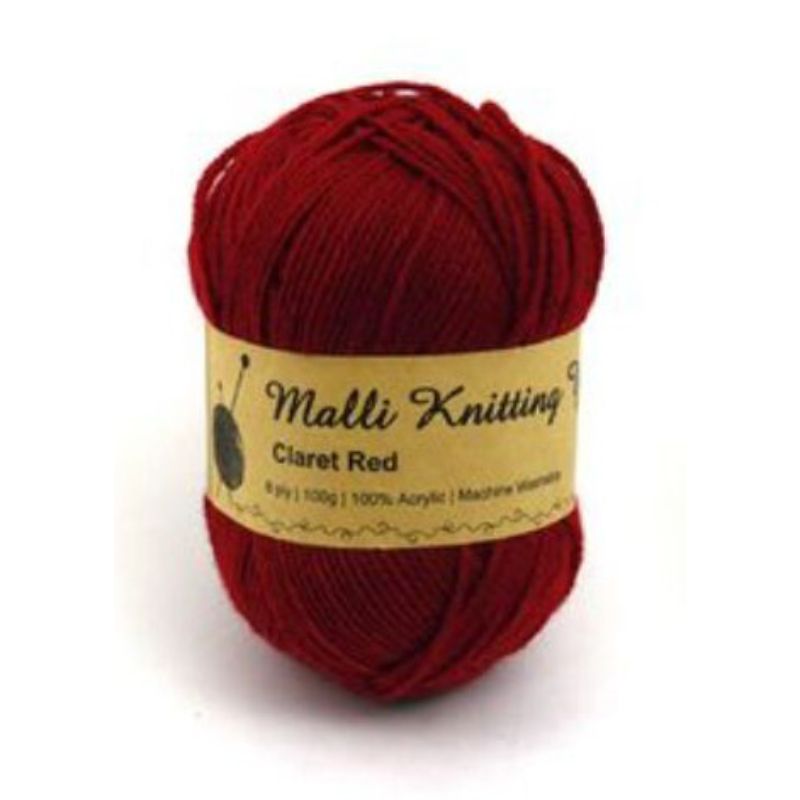 Claret Red Yarn - 100g