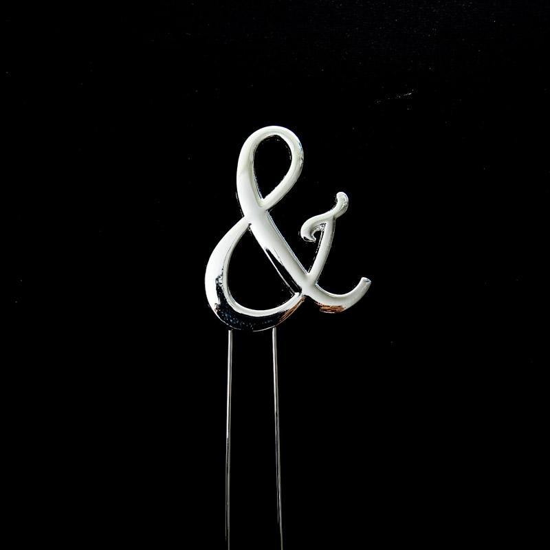 Symbol & Silver Cake Topper - 7cm - The Base Warehouse