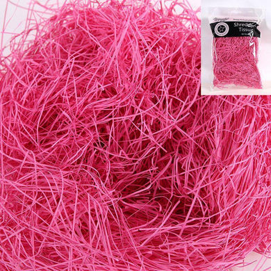 Soft Pink Shredded Paper - 40g - The Base Warehouse