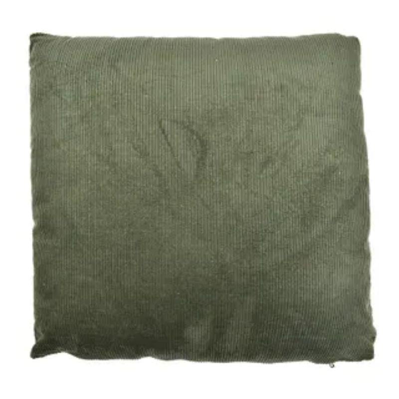Olive Brumby Cord Cushion - 50cm x 50cm - The Base Warehouse