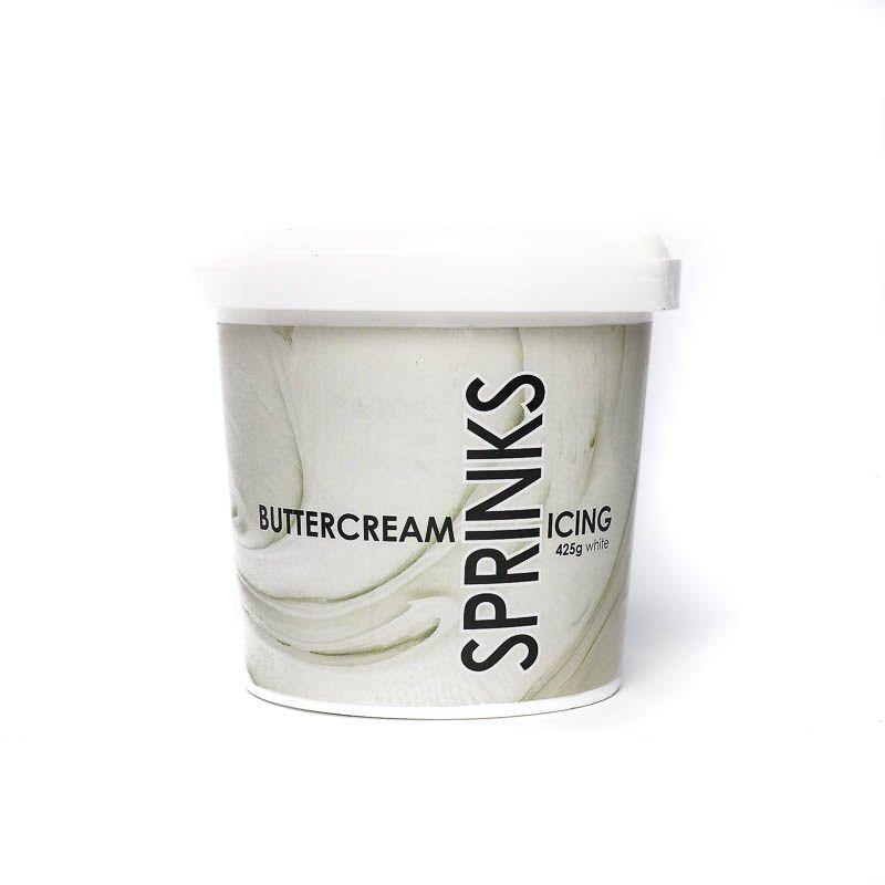 Sprinks White Buttercream - 425g - The Base Warehouse