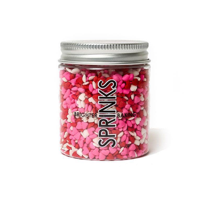 SPRINKS Mini Love Hearts - 65g - The Base Warehouse