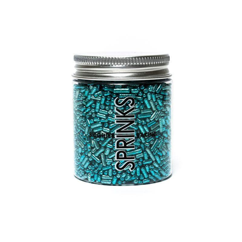 1mm Metallic Blue Jimmies - 85g - The Base Warehouse