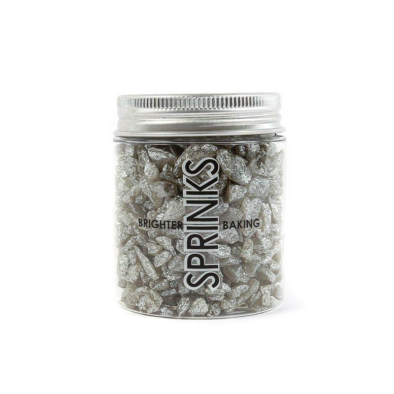 SPRINKS Silver Rock Sugar Sprinkles - 75g