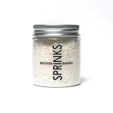 SPRINKS White Jimmies 1mm - 60g - The Base Warehouse