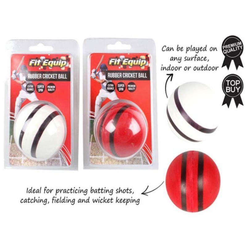 2 Assorted Colours Rubber Cricket Ball