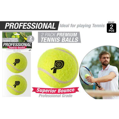 2 Pack Professional Tennis Balls - The Base Warehouse