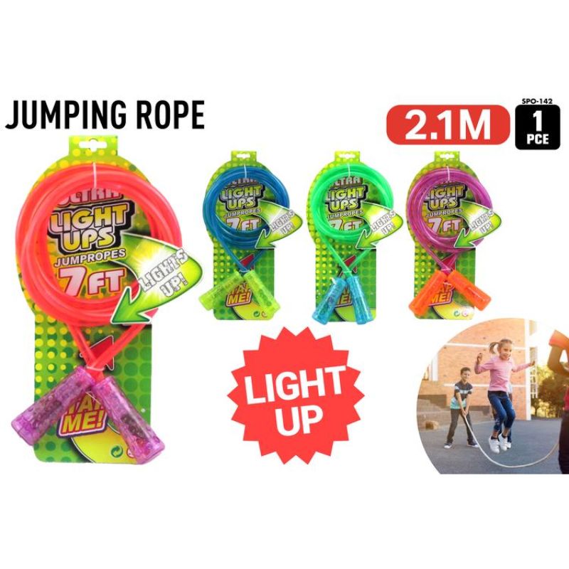 Light Up Jumping Rope - 2.1m | The Base Warehouse
